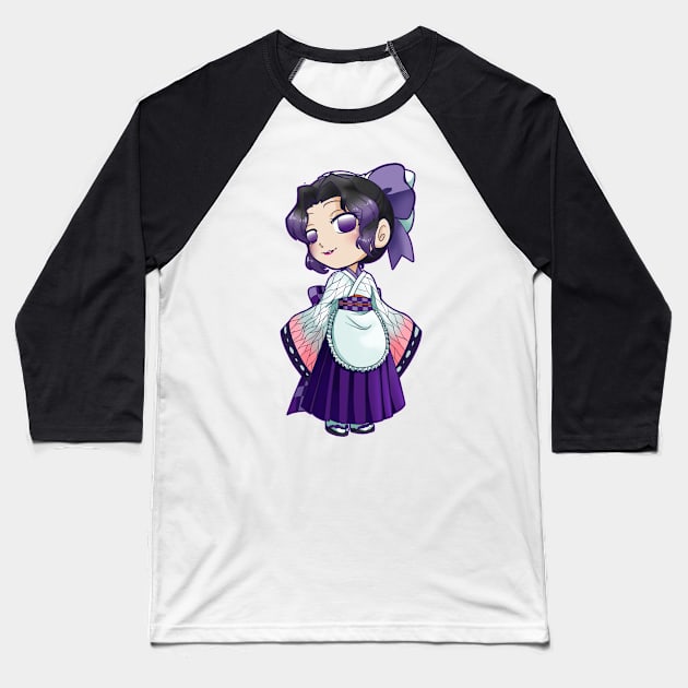 Shinobu Maid Baseball T-Shirt by MeikosArt